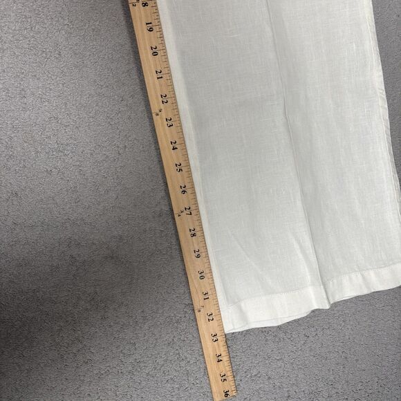 Lilly Pulitzer Women’s Pants Size M The Beach Pant Linen Wide Leg Beach‎ Resort - Picture 7 of 16